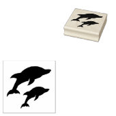 DOLPHIN ラバースタンプ RUBBERSTEMPEL (Gestempeld)