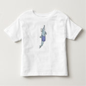 Dolphin als Cook met Chef-pet Kinder Shirts (Voorkant)