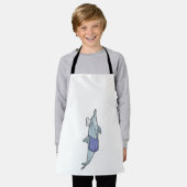 Dolphin als Cook met Chef-pet Schort (Gedragen)