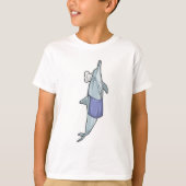 Dolphin als Cook met Chef-pet T-shirt (Voorkant)