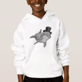 Dolphin als Gentleman met bovenste hoed (Voorkant)