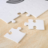 Dolphin als Gentleman met bovenste hoed Legpuzzel (Zijkant)