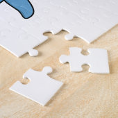 Dolphin als Gentleman met Pet Legpuzzel (Zijkant)