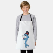 Dolphin als Gentleman met Pet Schort (Gedragen)