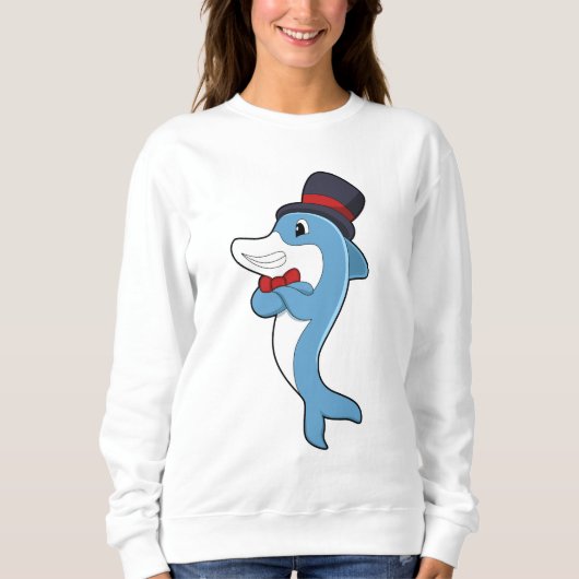 Dolphin als Gentleman met Pet Trui (Voorkant)