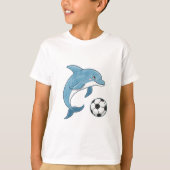 Dolphin and Soccer Ball T-shirt (Voorkant)