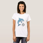 Dolphin and Soccer Ball T-shirt (Voorkant volledig)