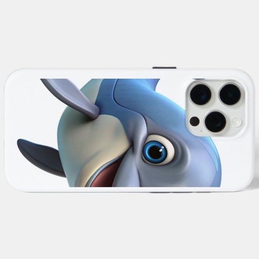 Dolphin Apple iPhone 15 Pro max hoesje (Achterkant (horizontaal))