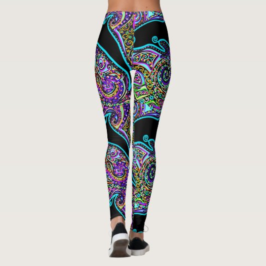 Dolphin Art Design Leggings (Achterkant)