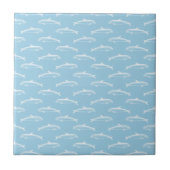 Dolphin Art Pattern Antiek Dolphin Design Tegeltje (Voorkant)