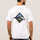 Dolphin art T-Shirt van Risso's (Achterkant)