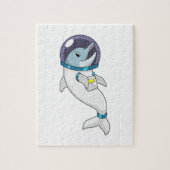 Dolphin as Astronaut in Costume Legpuzzel (Verticaal)