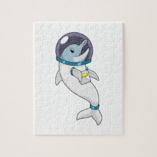 Dolphin as Astronaut in Costume Legpuzzel