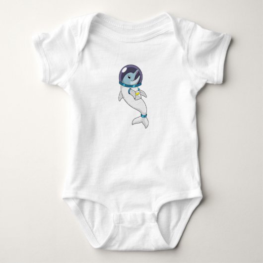 Dolphin as Astronaut in Costume Romper (Voorkant)