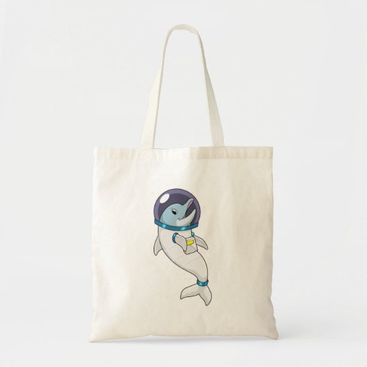 Dolphin as Astronaut in Costume Tote Bag (Voorkant)