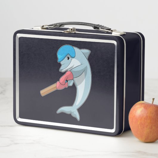 Dolphin at Cricket with Cricket bat (In situ)