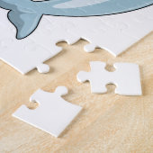 Dolphin at Cricket with Cricket bat Legpuzzel (Zijkant)