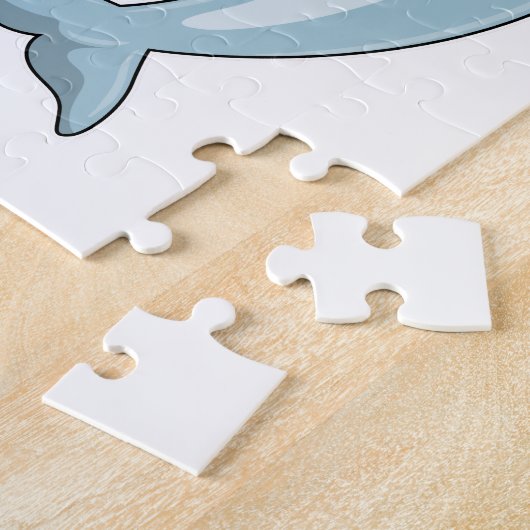 Dolphin at Cricket with Cricket bat Legpuzzel (Zijkant)