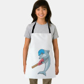 Dolphin at Cricket with Cricket bat Schort (Insitu)