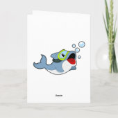 Dolphin at Diving with Water bubbles.PNG Kaart (Achterkant)