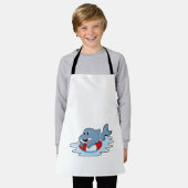 Dolphin at Swimming with Swim ring.PNG Schort (Gedragen)