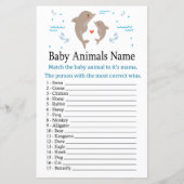 Dolphin Baby Animals Name Game (Voorkant)