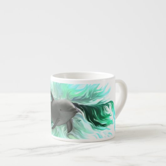 Dolphin Baby Espresso Kop (Voorkant rechts)