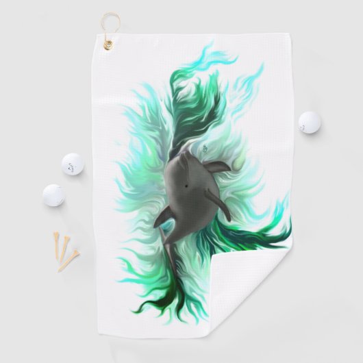Dolphin Baby Golfhanddoek (Insitu)
