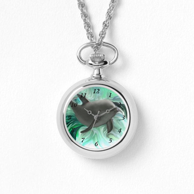Dolphin Baby Horloge (Voorkant)