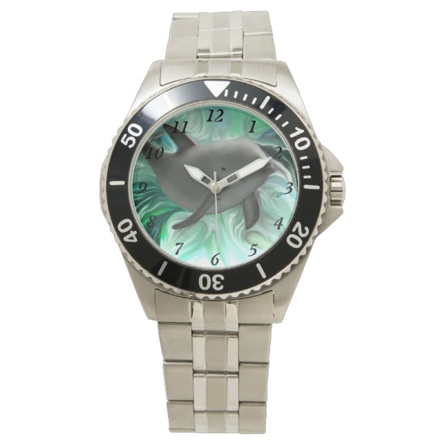 Dolphin Baby Horloge (Voorkant)
