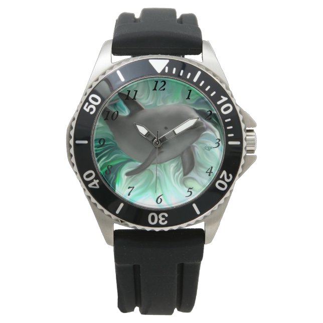 Dolphin Baby Horloge (Voorkant)