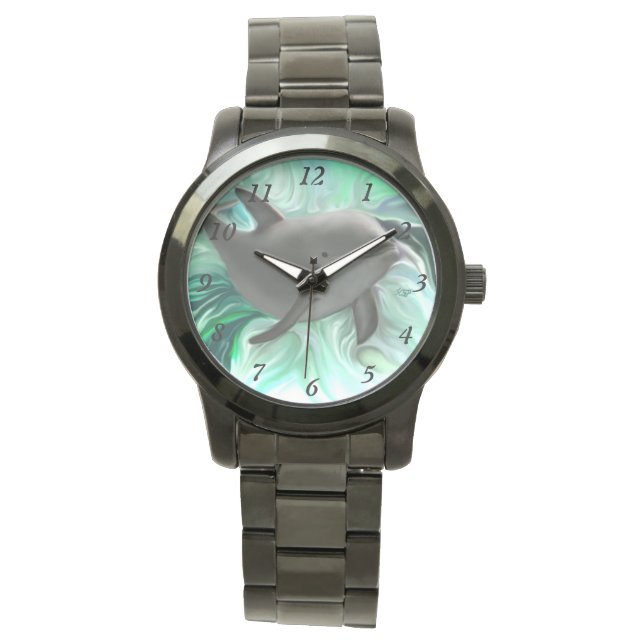 Dolphin Baby Horloge (Voorkant)