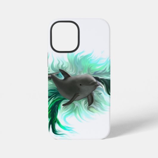 Dolphin Baby iPhone Hoesje (Achterkant)