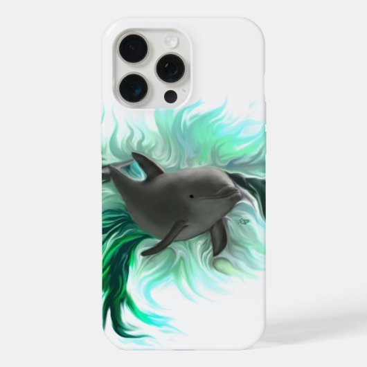 Dolphin Baby iPhone Hoesje (Achterkant)