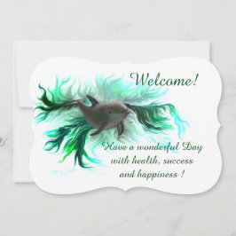 Dolphin Baby, Jouw tekst toevoegen Kaart