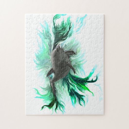 Dolphin Baby Legpuzzel (Verticaal)