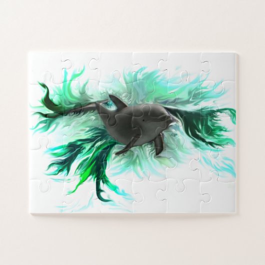 Dolphin Baby Legpuzzel (Horizontaal)