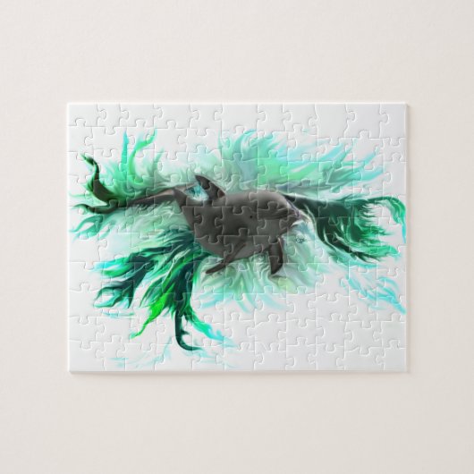 Dolphin Baby Legpuzzel (Horizontaal)