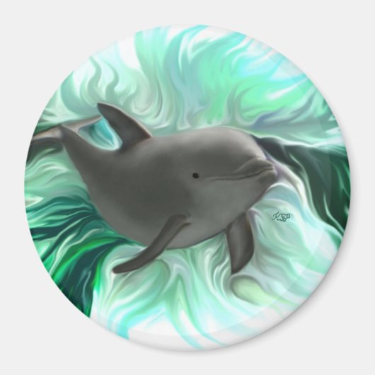 Dolphin Baby Magneet (Voorkant)