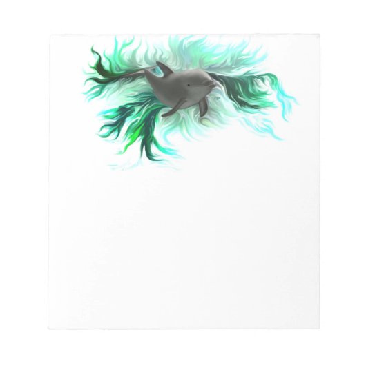 Dolphin Baby Notitieblok (Voorkant)