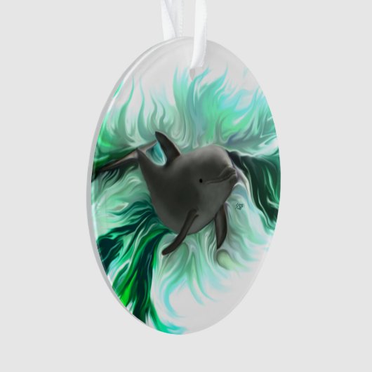 Dolphin Baby Ornament (voorkant)