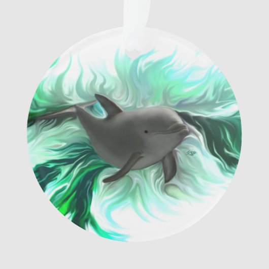 Dolphin Baby Ornament (voorkant)