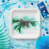 Dolphin Baby Papieren Bordje (Feest)
