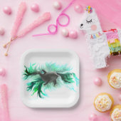 Dolphin Baby Papieren Bordje (Feest)