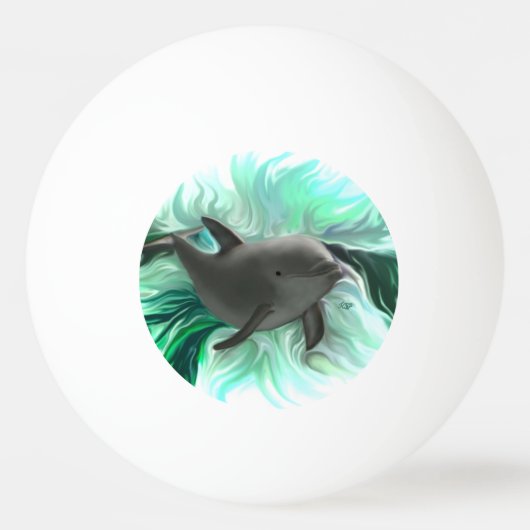 Dolphin Baby Pingpongbal (Voorkant)
