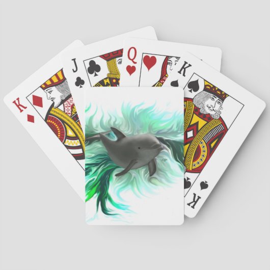 Dolphin Baby Pokerkaarten (Achterkant)