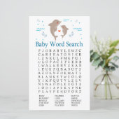 Dolphin Baby shower Word Search Game (Staand voorkant)