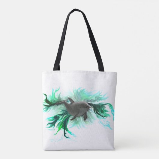 Dolphin Baby Tote Bag (Achterkant)