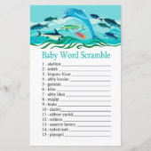 Dolphin Baby word scramble game (Voorkant)