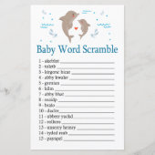 Dolphin Baby word scramble game (Voorkant)